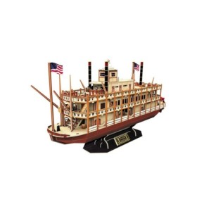 Cubic Fun - Puzzle 3D Nava Mississippi Steamboat Usa 142 Piese Cubic Fun - 1